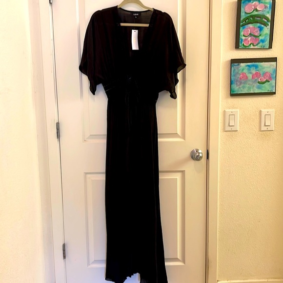 Aakaa Black Swim Coverup - Picture 1 of 3
